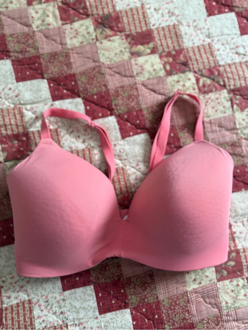 Sweet Treasures Intimates Wireless T-Shirt Bra 36D Pink